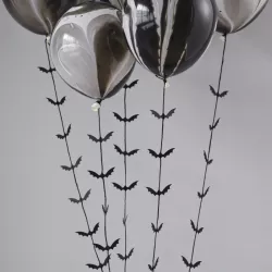 5 Bat balloon tails