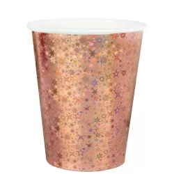 10 Gobelets rose gold