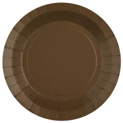 10 Chocolate paper plates