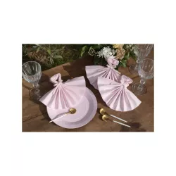 25 pastellrosa Servietten