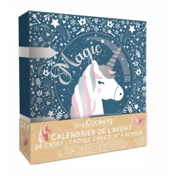 Calendario dell'avvento unicorno