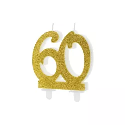 Candele oro - Numero: 60