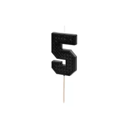 Lego-Kerzen - Zahl: 5