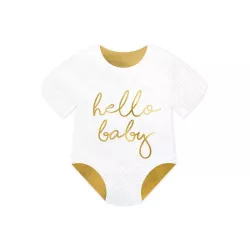 Napkins "hello baby" - PartyDeco