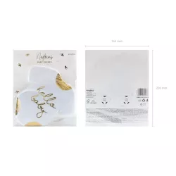Napkins "hello baby" - PartyDeco