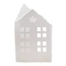 6 Cotton paper house Christmas place cards