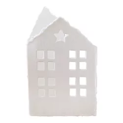 6 Platzkarten Haus als Baumwollpapier