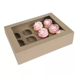 2 scatole per cupcake per 12 cupcake