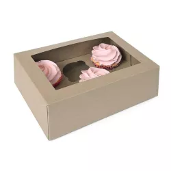 2 cupcake boxes for 6 cupcakes