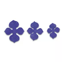 Hydrangea and lilac cookie cutter set, 3 sizes (23-35 mm)