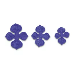 Hydrangea and lilac cookie cutter set, 3 sizes (23-35 mm)