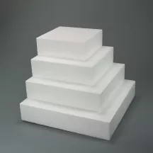 Tortendummy quadratisch 20 x 20 x 5 cm