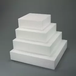 Dummy per torta quadrato 20 x 20 x 5 cm