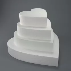 Dummy per torta a cuore 25 x 5 cm