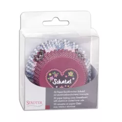 Paper cupcake cases Schatzl, 50 pieces