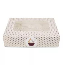 Scatola per cupcake e muffin Swing da 12