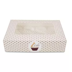 Scatola per cupcake e muffin Swing da 12