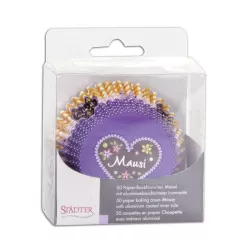 Pirottino per cupcake Mausi, 50 pezzi