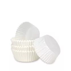 Mini cupcake cases, white, 200 pieces