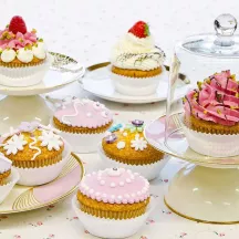 Mini cupcake cases, white, 200 pieces