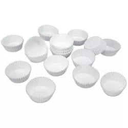 Mini cupcake cases, white, 200 pieces