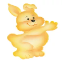 Airbrush stencil rabbit