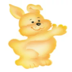 Stencil airbrush coniglio