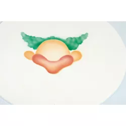 Airbrush Schablone Clown - lebensmittelecht und flexibel