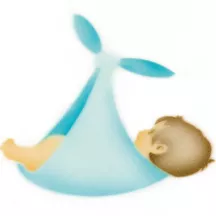 Airbrush stencil Baby Boy
