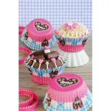 Moules à cupcakes Spatzl - 50 pièces, Ø 5 cm, 3.5 cm de haut