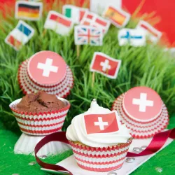 Paper cases for cupcakes Switzerland, 50 pieces