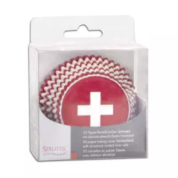 Papierförmchen für Cupcakes Schweiz, 50 Stück