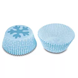 Ice crystal paper cups for cupcakes and muffins, 50 pieces