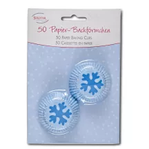 Pirottino di carta Mini Cupcake Cristallo di ghiaccio, 50 pezzi
