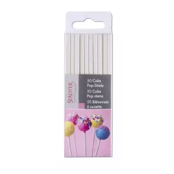 Bâtonnets de sucettes 10 cm, 50 pièces - pour CakePops & sucettes