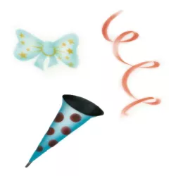 Airbrush stencil party accessories