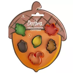 Autumn leaves cookie cutter 6 pieces