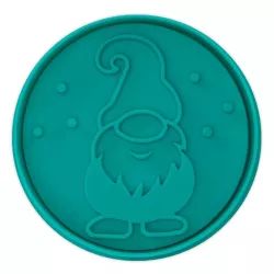 Cookie cutter gnome with ejector and embossing