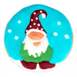 Cookie cutter gnome with ejector and embossing