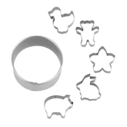 Ausstecher-Set Mini, 6-teilig