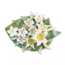 Emporte-pièce Lilie grand avec levier - pour décoration de gâteaux