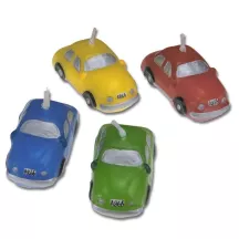 Candele a forma di auto, set da 4