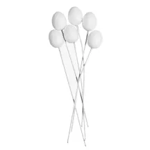 Small polystyrene flower cone, 6 pieces