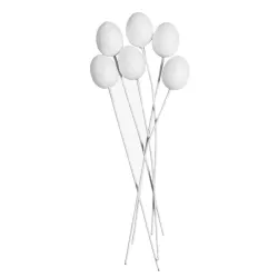 Small polystyrene flower cone, 6 pieces