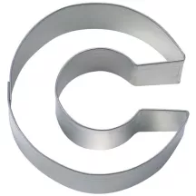 Tagliabiscotti C, 6,5 cm (acciaio inox)