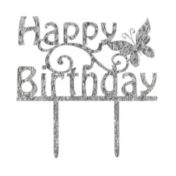 Décoration "Happy Birthday" diamanté