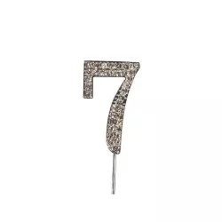 Cake Topper "Diamond Numbers" - Number: 7