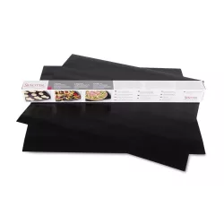 Permanent baking foil black 40 x 33 cm, 2 pieces
