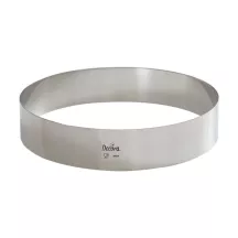 Anelli per torte in acciaio inox - Diametro degli stampi per torte: 28 cm