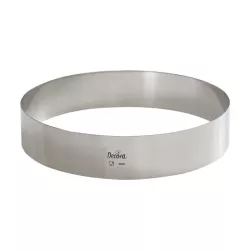 Tart rings in steel - pies molds diameter: 28 cm